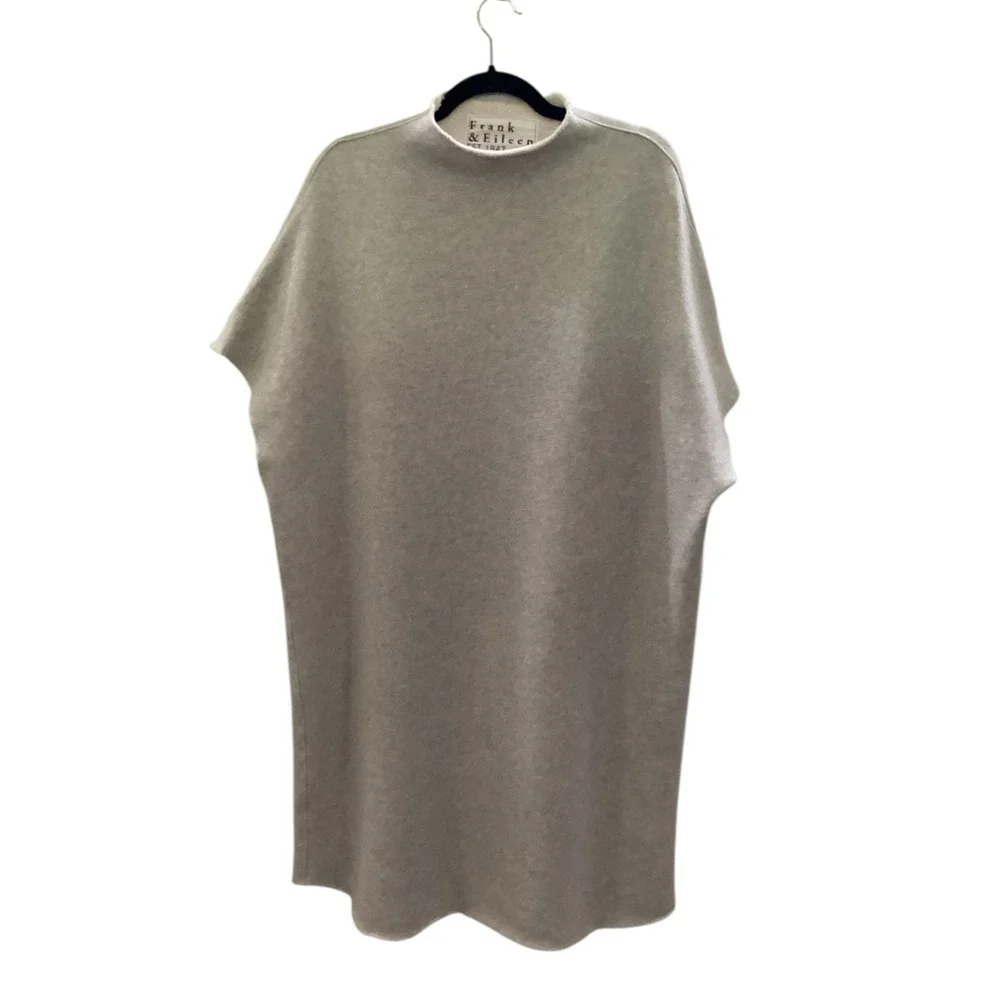 Frank &‎ Eileen Ella The Easiest Dress Triple Fleece Gray Melange Size XS Small
